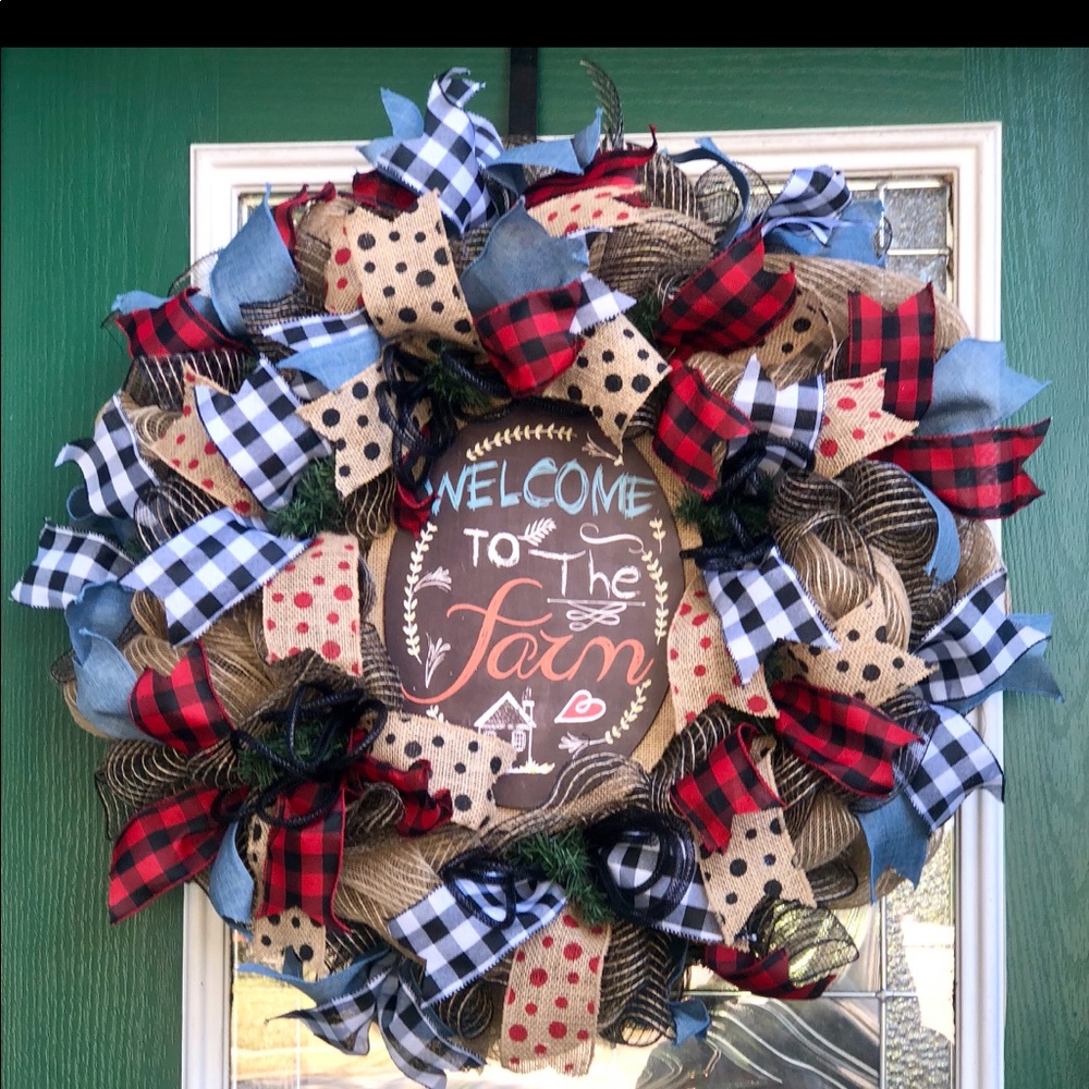 Farmhouse wreath